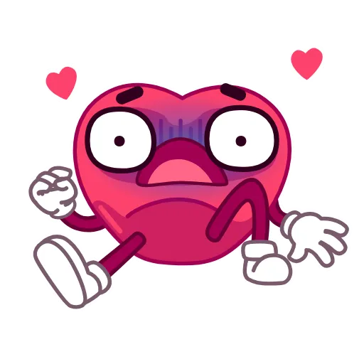 😱 Эмодзи «Heart» для Telegram