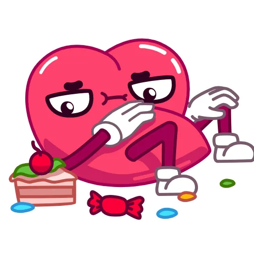 🍽 Эмодзи «Heart» для Telegram