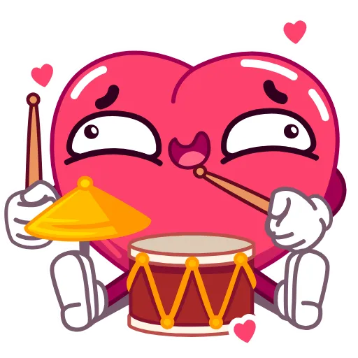 🥁 Эмодзи «Heart» для Telegram