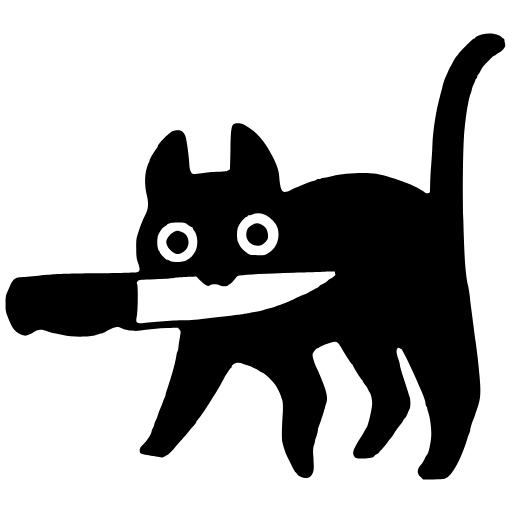 🐱 Эмодзи «Adaptive #adaptive #color #black» для Telegram