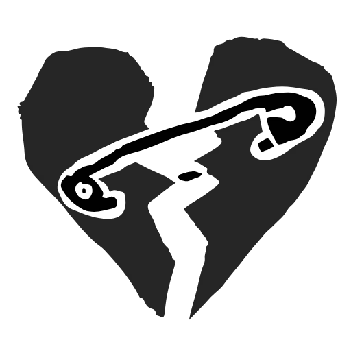 💔 Эмодзи «Adaptive #adaptive #color #black» для Telegram