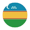 🇺🇿 Эмодзи «Round Flags #flags #other» для Telegram