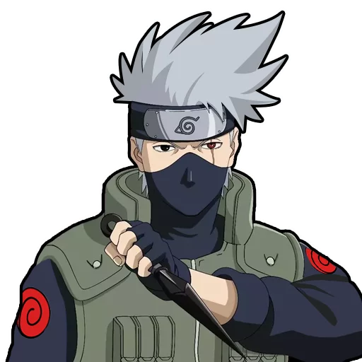 Стикерпак Hatake Kakashi для Telegram — скачать