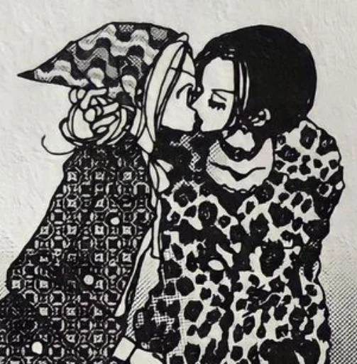 💋 Стикер «Hachi Manga» для Telegram