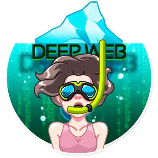 🏊 Стикер «Hackerwoman» для Telegram