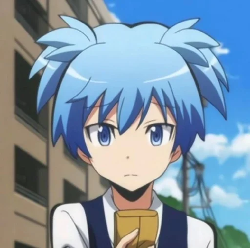 🫐 Стикер «Nagisa Shiota» для Telegram