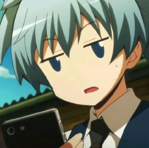 🫐 Стикер «Nagisa Shiota» для Telegram