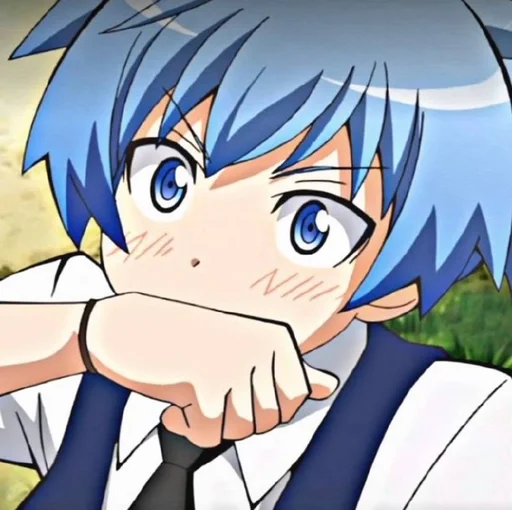 🫐 Стикер «Nagisa Shiota» для Telegram