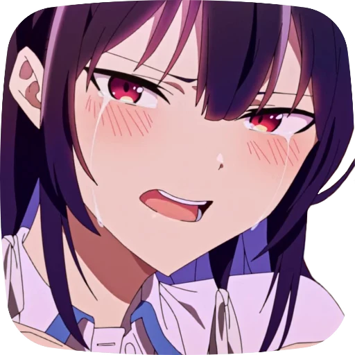 😭 Стикер «Haite Kudasai Takamine san» для Telegram