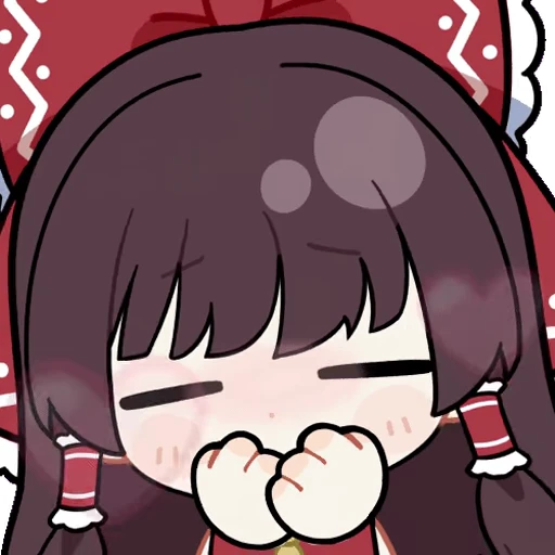 Стикерпак Hakurei Reimu для Telegram — скачать