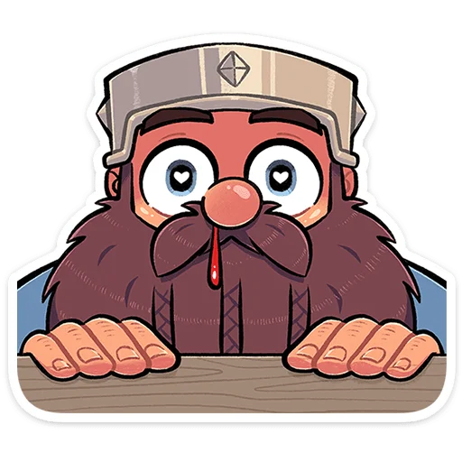 😍 Стикер «Халгмар» для Telegram