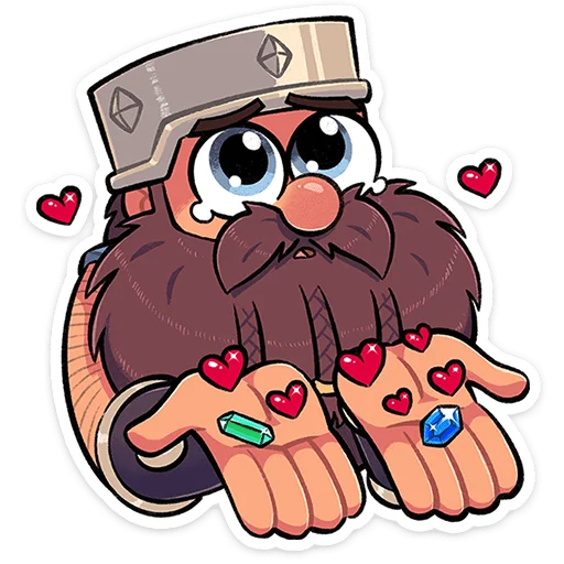 ❤️ Стикер «Халгмар» для Telegram