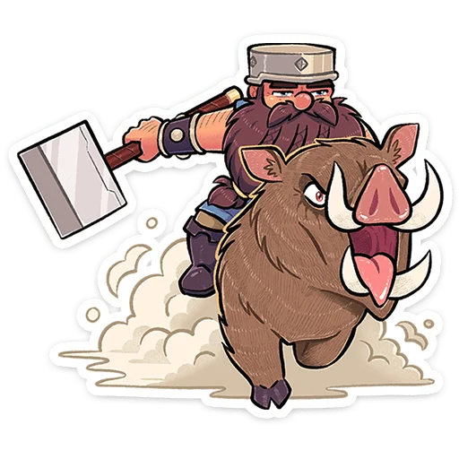 ⭐ Стикер «Халгмар» для Telegram