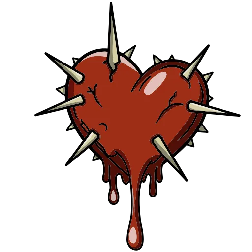 💗 Эмодзи «Бордовые» для Telegram