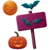 🎃 Эмодзи «Halloween font» для Telegram