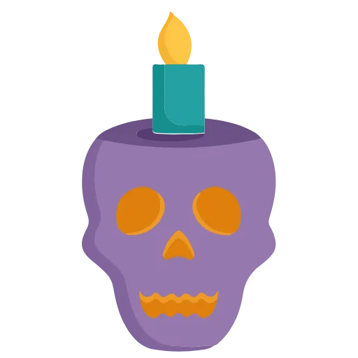 💀 Эмодзи «Хэллоуин - иконки и буквы» для Telegram