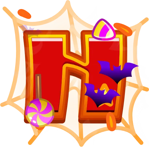 🔤 Эмодзи «Halloween ABC» для Telegram