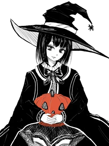 🎃 Стикер «Halloween Anime» для Telegram