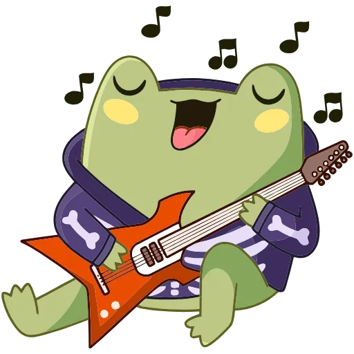 🎸 Эмодзи «Хеллоуин с Хоппером» для Telegram