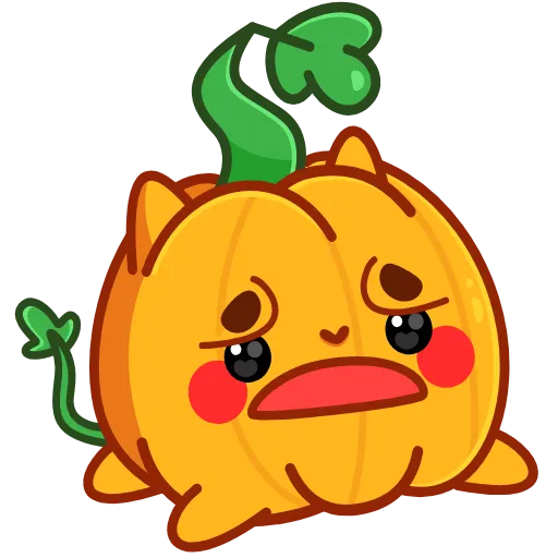 😫 Стикер «pumpkin» для Telegram