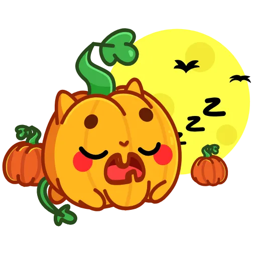 😴 Стикер «pumpkin» для Telegram