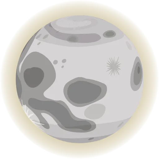 🌑 Эмодзи «hálōs» для Telegram