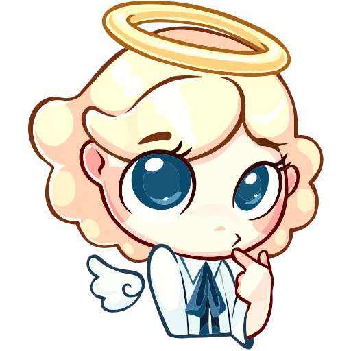 😇 Эмодзи «Нимб и Рожки» для Telegram