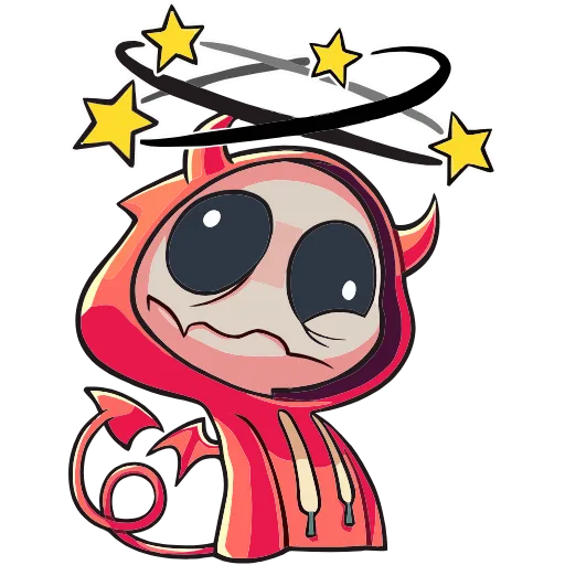 😵‍💫 Эмодзи «Нимб и Рожки» для Telegram