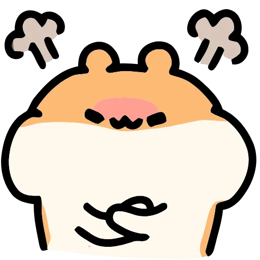 🐹 Эмодзи «Hamchan #cute» для Telegram