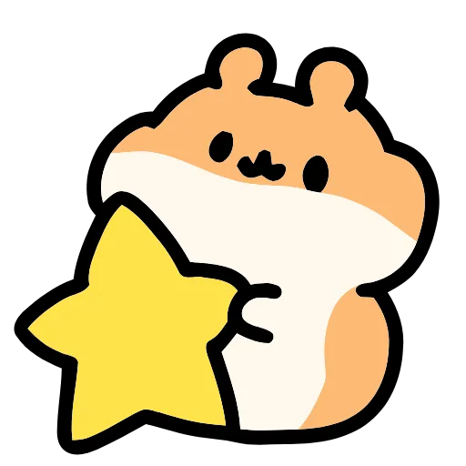 🐹 Эмодзи «Hamchan #cute» для Telegram