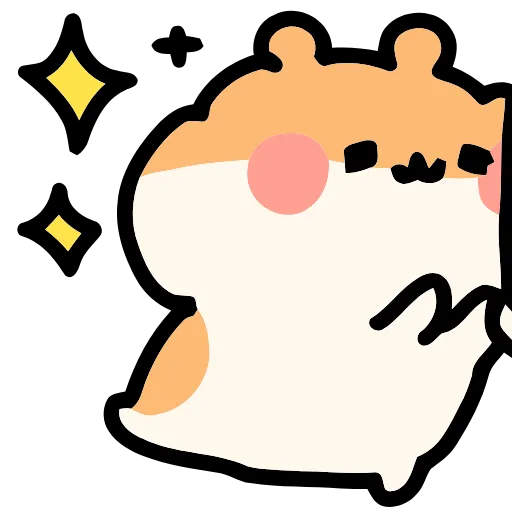 🐹 Эмодзи «Hamchan #cute» для Telegram