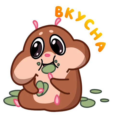 🤩 Эмодзи «Хомяк» для Telegram