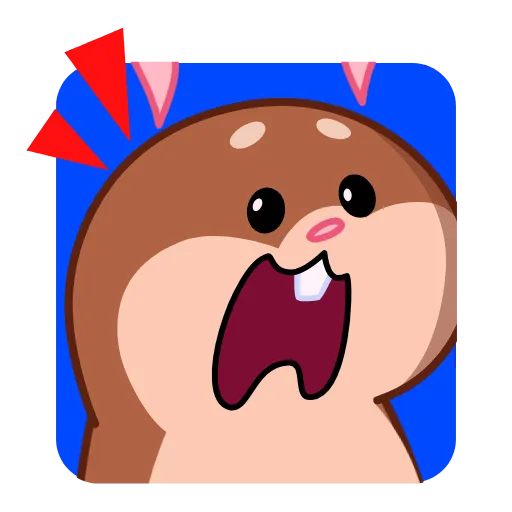 🤩 Эмодзи «Хомяк» для Telegram