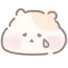 😥 Эмодзи «😔 Hamu emoji - смайлики с хомячком» для Telegram