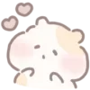 🥰 Эмодзи «😔 Hamu emoji - смайлики с хомячком» для Telegram