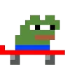 🚗 Эмодзи «🤼‍♀ Pixel pepe» для Telegram