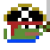 💃 Эмодзи «🤼‍♀ Pixel pepe» для Telegram