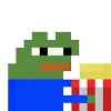 🎥 Эмодзи «🤼‍♀ Pixel pepe» для Telegram