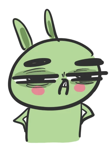 Стикерпак hand bunny для Telegram — скачать