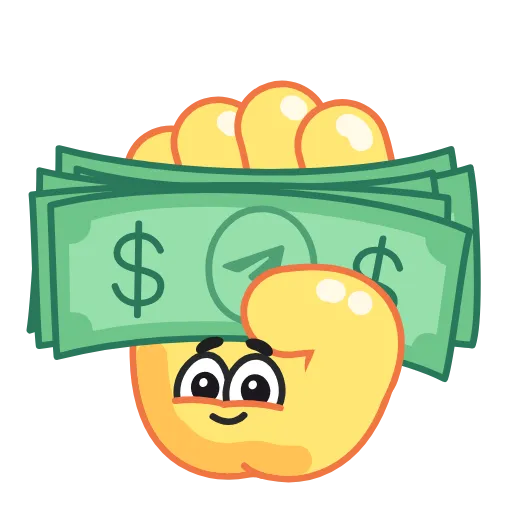 🤑 Стикер «Hands for Friends» для Telegram