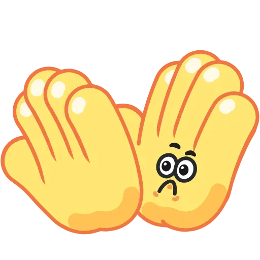 👏 Стикер «Hands for Friends» для Telegram