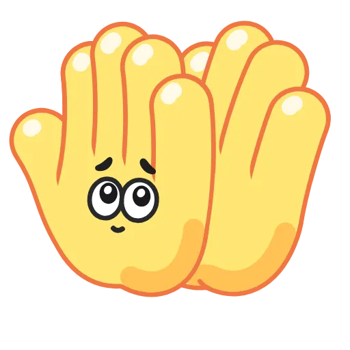 🙏 Стикер «Hands for Friends» для Telegram