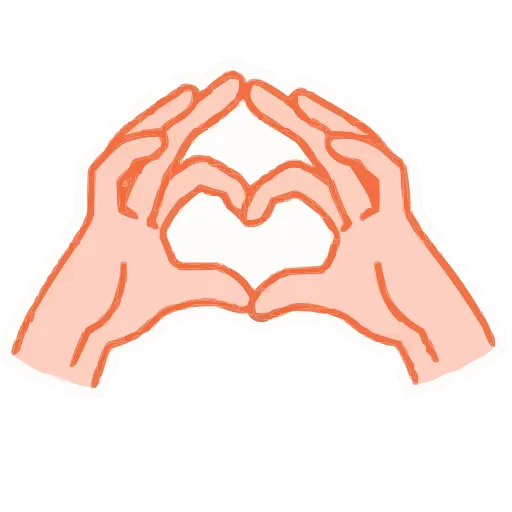 🫶 Стикер «Hands» для Telegram
