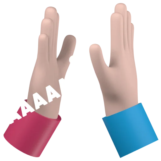 🙏 Стикер «Handtickers» для Telegram