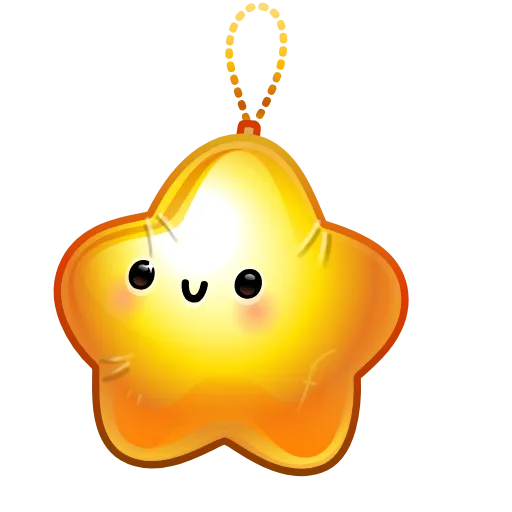 ⭐️ Эмодзи «Hanging Star» для Telegram