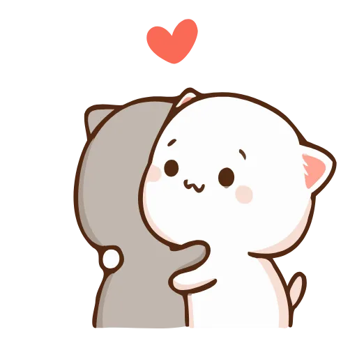 🫂 Стикер «Cute cat» для Telegram