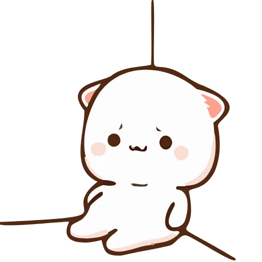 🥲 Стикер «Cute cat» для Telegram