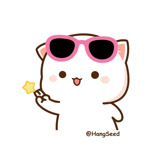 😉 Стикер «Cute cat» для Telegram