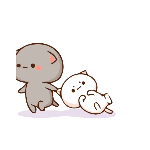 😐 Стикер «Cute cat» для Telegram