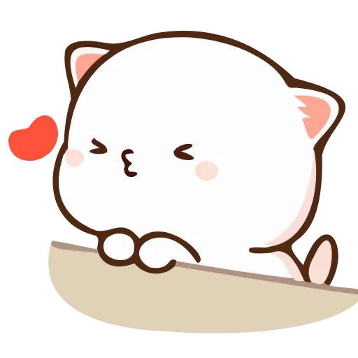 😘 Стикер «Cute cat» для Telegram